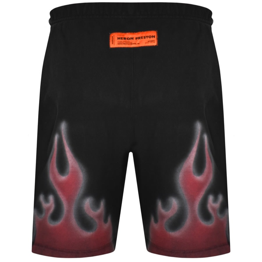 Heron Preston Law Flames Shorts Black